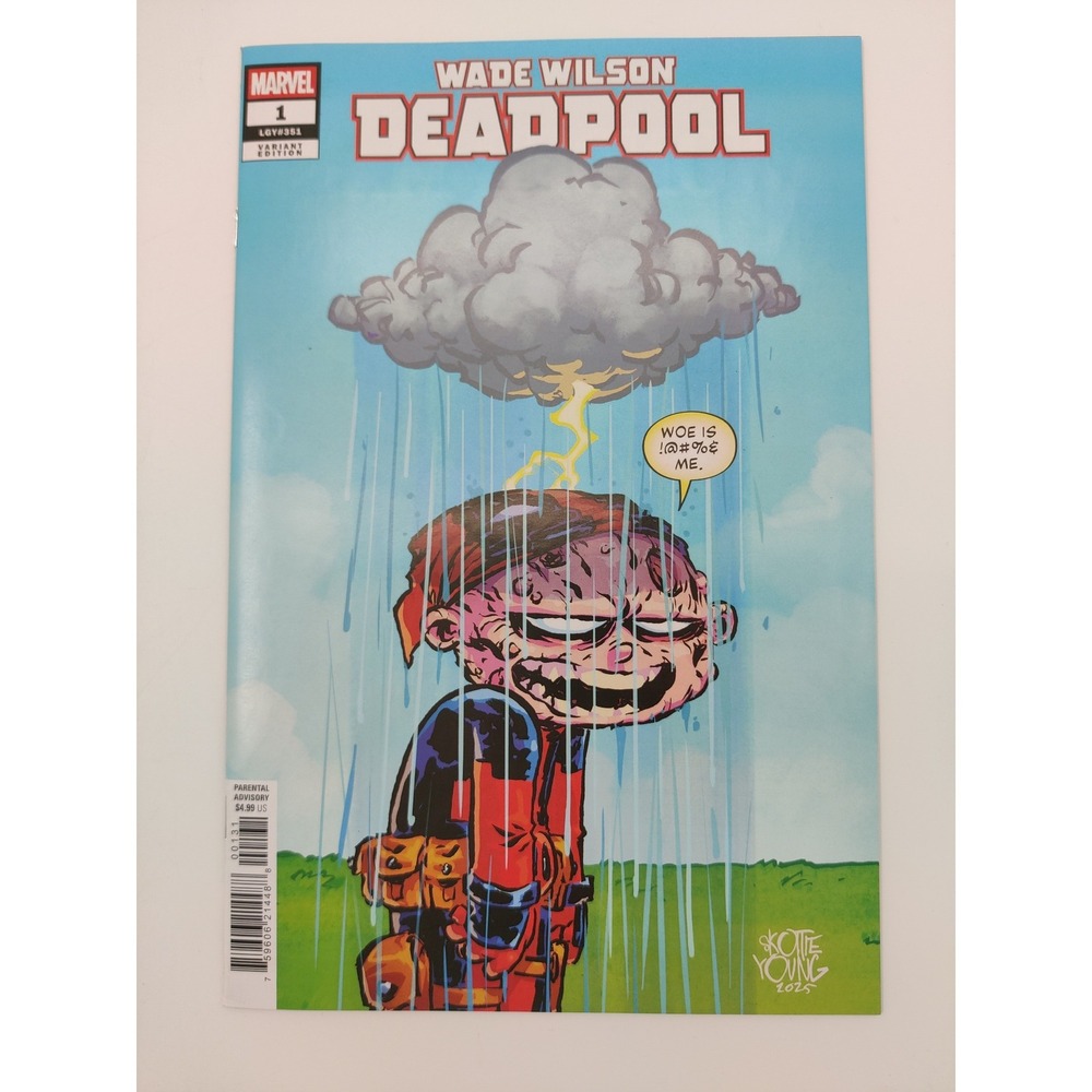 Marvel Wade Wilson Deadpool 1 Skottie Young Variant Edition LGY 351 Comic 2025